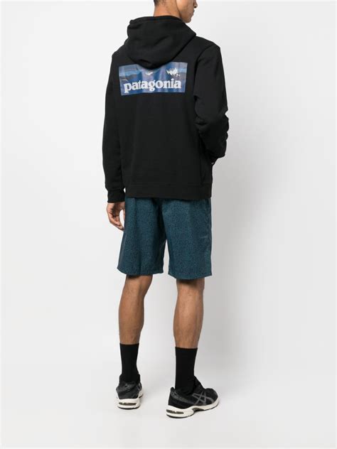 Patagonia logo-print Drawstring Hoodie - Farfetch