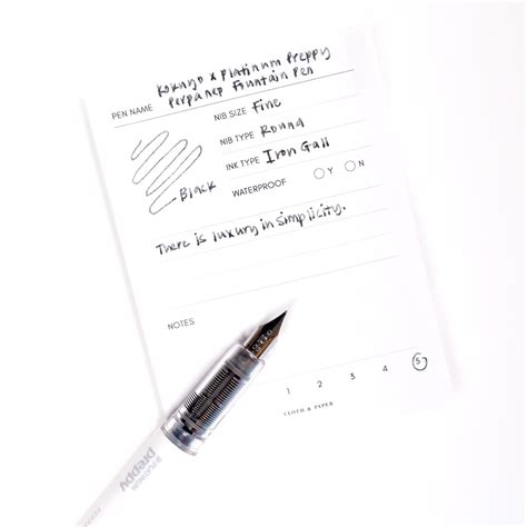 Kokuyo x Platinum Preppy Perpanep Fountain Pen | Cloth & Paper – CLOTH ...