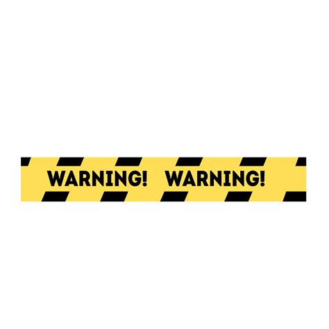 Yellow warning tape 26676265 PNG