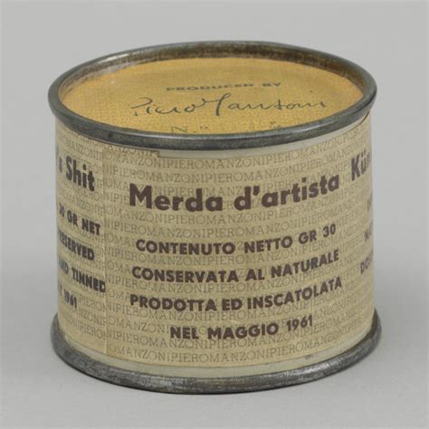 Piero Manzoni. Artist's Shit No. 014. May 1961 | MoMA | Piero manzoni, Conceptual art ...