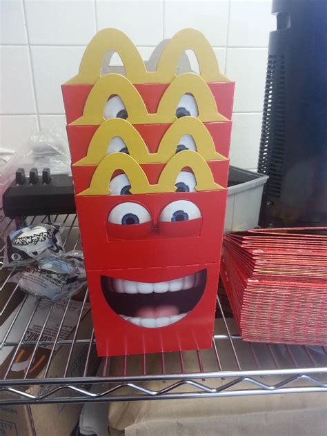 As a McDonald's employee, our new happy meal boxes are terrifying. : mildlyinteresting