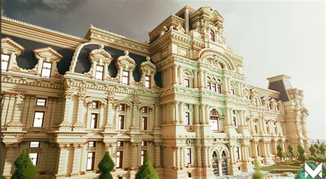 Minecraft to its finest - Real Architecture in Minecraft - 1000x1000 Palace/mansion. : r/gaming