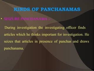 Panchanama