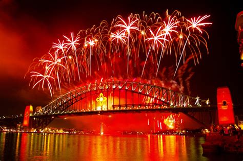 New Year's Eve fireworks on Sydney Harbour