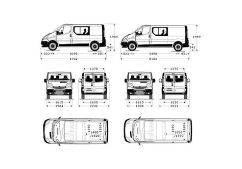 Download drawing Vauxhall Vivaro Double Cab Van 2001 in ai pdf png svg formats