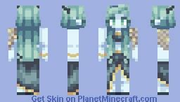 Sea Siren - Aquatic Adventures Contest Entry Minecraft Skin