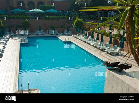 Swimming Pool, Marriott Hotel, Cairo, Egypt, North Africa, Africa Stock Photo - Alamy