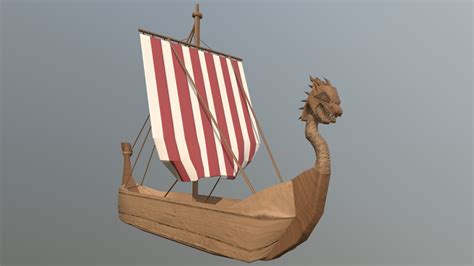 Viking Ship - 3D model by Sierra Cook (@Lionessontherise) [8549462] - Sketchfab