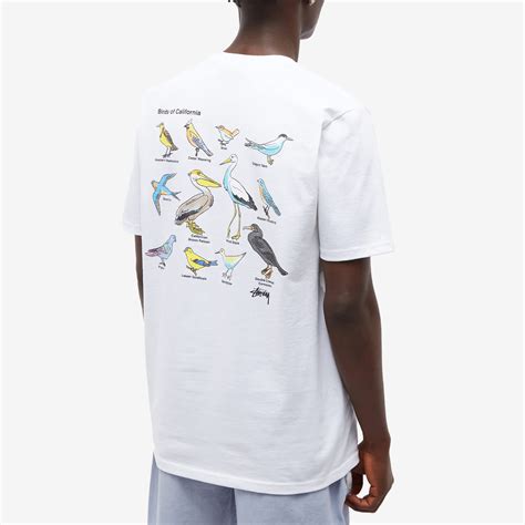 Stussy California Birds T-Shirt White | END.