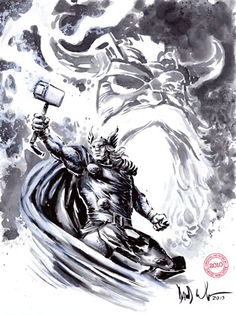 DaveDrawsComics: The Blog!: Thor, Odin, and the Summit City