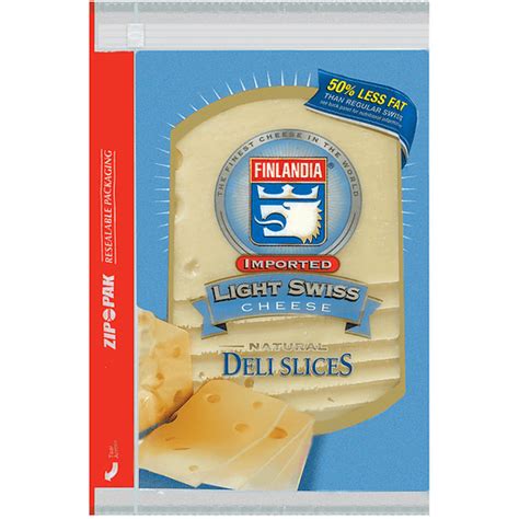 Finlandia Cheese, Deli Slices, Light Swiss | Swiss | D'Agostino