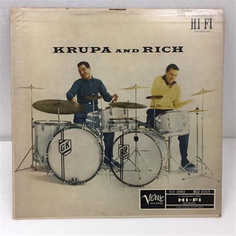 KRUPA AND RICH GENE KRUPA / BUDDY RICH - 中古オーディオ 高価買取・販売 ハイファイ堂