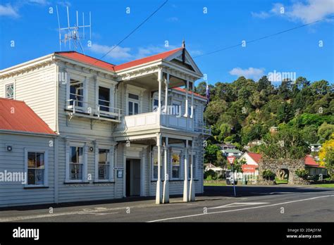 The old Cornwall Arms Hotel in Thames, New Zealand, built circa 1873 ...