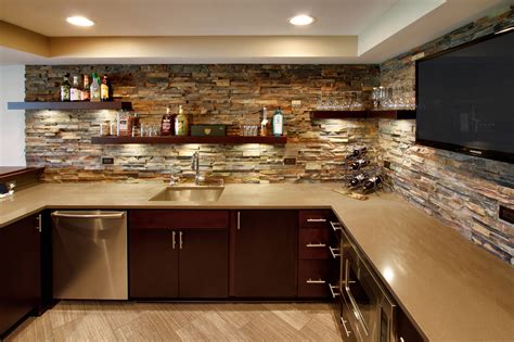 Stone Basement Bar Ideas - Openbasement