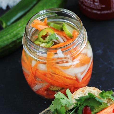 Spicy Vietnamese Quick-Pickled Vegetables | Recipe | Quick pickled vegetables, Pickled ...