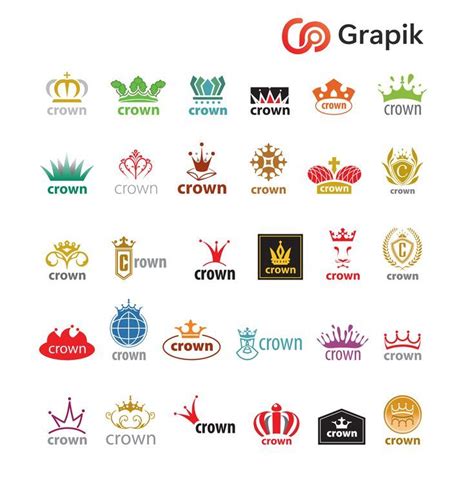 TOP Crown Logo collection | Logo collection, Logo inspiration, Crown logo