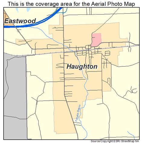 Aerial Photography Map of Haughton, LA Louisiana