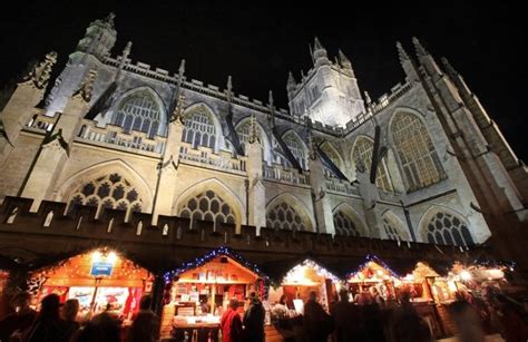 Christmas market lights up Bath, England | Christmas in england, Christmas market, Bath england