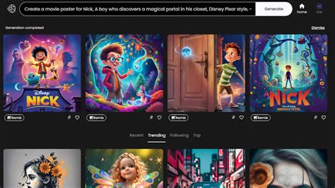 5 Best Free Online Disney Pixar AI Generator