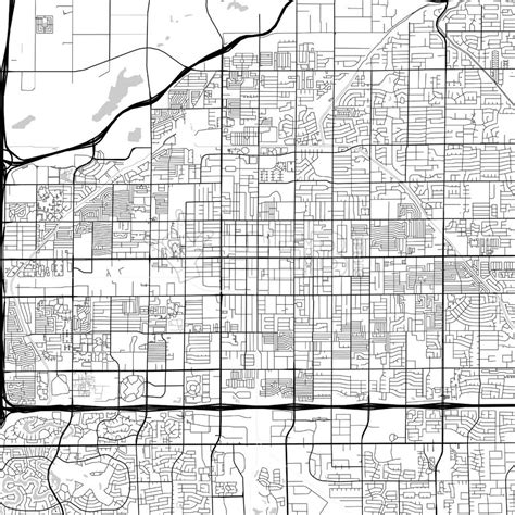 Map of Mesa, Arizona - HEBSTREITS Sketches | Arizona, Map, Mesa