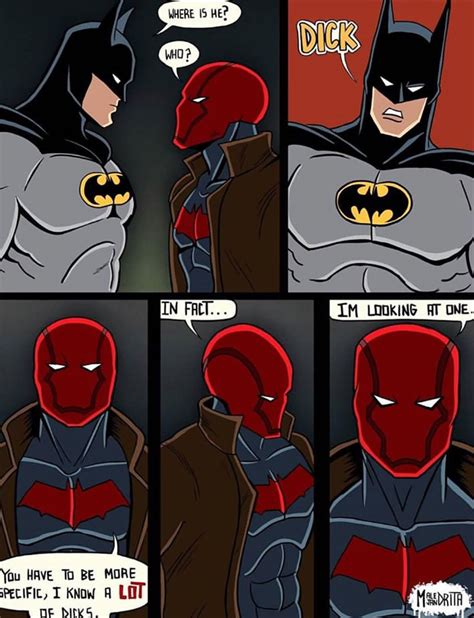 Red Hood and #Batman by alejandramaria247 IG