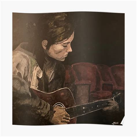 Ellie Guitar Posters | Redbubble