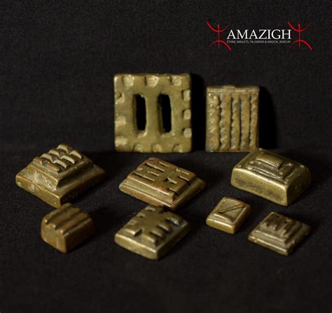 9 Antique Ashanti Gold Weights - Ghana - Amazigh Ethnic Jewelry