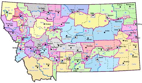 Montana Map - TravelsFinders.Com