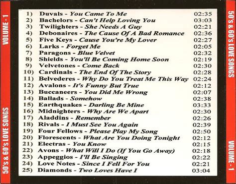 50's & 60's Love Songs | 60's-70's ROCK