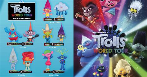 Trolls World Tour Happy Meal Toys available at McDonald's S'pore from Feb 27 - Apr 1 | Great ...