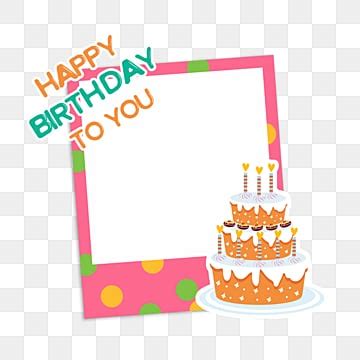 Birthday Cake Border Clip Art