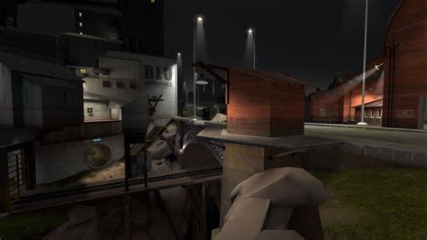 map, Team Fortress 2, no people, building, outdoors, night, lighting equipment, nature ...