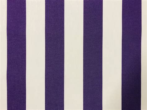 Purple & White Striped DRALON Outdoor Fabric Acrylic Teflon Waterproof Upholstery Material For ...