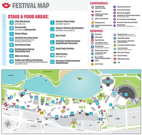 Grounds Map | Summerfest, The World's Largest Music Festival