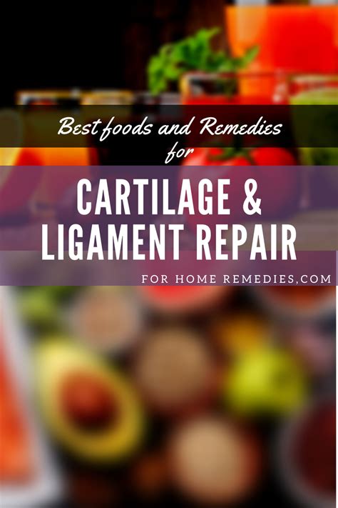 #6 Set Best Foods and Home Remedies for Cartilage & Ligament Repair