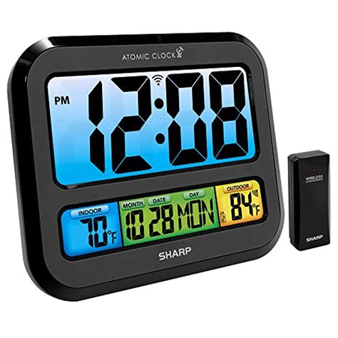 14 Unbelievable Atomic Wall Clock With Indoor And Outdoor Temperature for 2024 | Storables