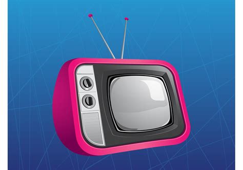 Retro TV Vector - Download Free Vector Art, Stock Graphics & Images