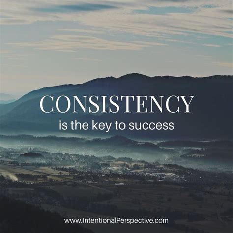 Consistency is the Key to Success - Business Entrepreneur Inspiration