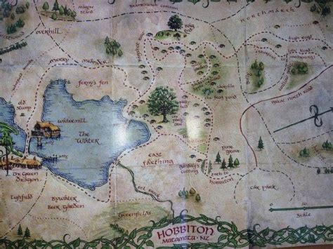 Hobbiton Map - Picture of Hobbiton Movie Set Tours, Hinuera - TripAdvisor