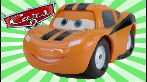 Lightning McQueen Toys Disney Cars 2 Pixar Mini Adventures Mc Queen Toy Review Orange - YouTube