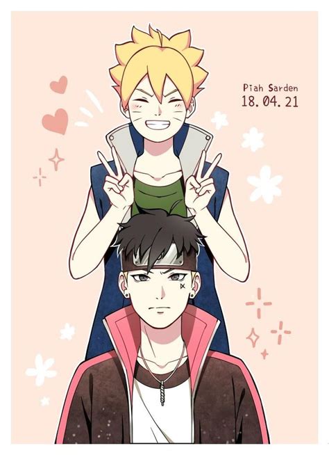 Boruto y Kawaki in 2021 | Naruto shippuden anime, Kawaki fanart, Uzumaki boruto