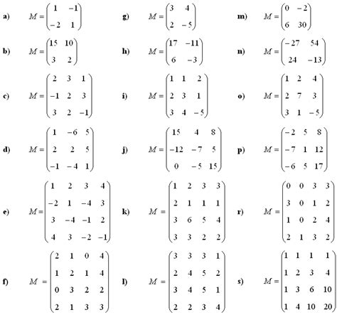 Math Exercises & Math Problems: Determinant of a Matrix