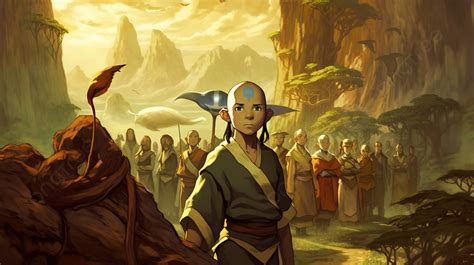 The Avatar Airbender Character And His Tribe Background, Pictures Of ...