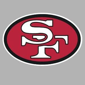 Amazon.com: San Francisco 49ers Auto Car Bumper Decal Sticker 7.5 X 5 ...