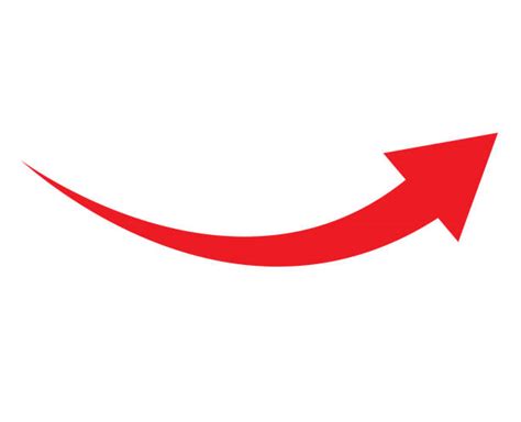 Red Curved Arrow Png