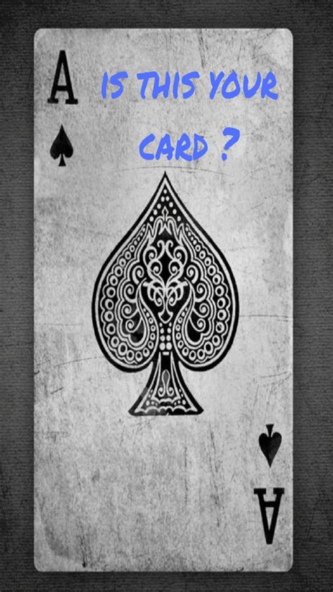 Magic trick, ace, card, forced, spade, spades, HD phone wallpaper | Peakpx