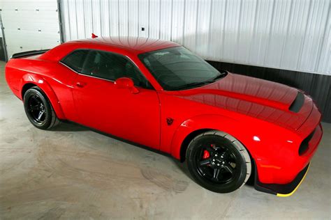 Dodge Demon With Delivery Mileage Still Has The Plastic Protectors On ...