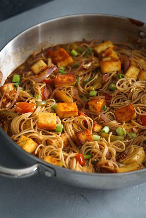 Chilli Paneer Noodles - Some Indian Girl