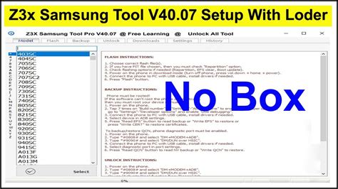 Z3x Samsung Tool V40.07 Setup With Loder | Free Learning | The Real Story Behind Z3x Samsung ...