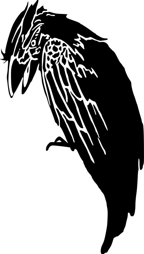 Clipart - Crow silhouette